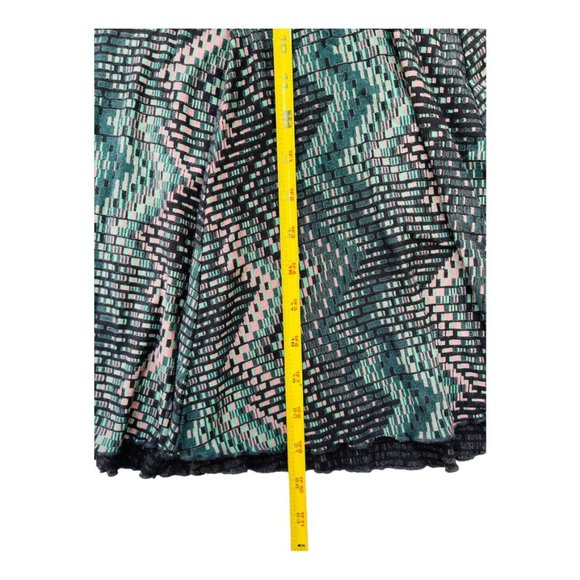 Karen Kane Flare Skirt Geometric Print Stretch Pull On Women's Size Medium - Picture 4 of 8